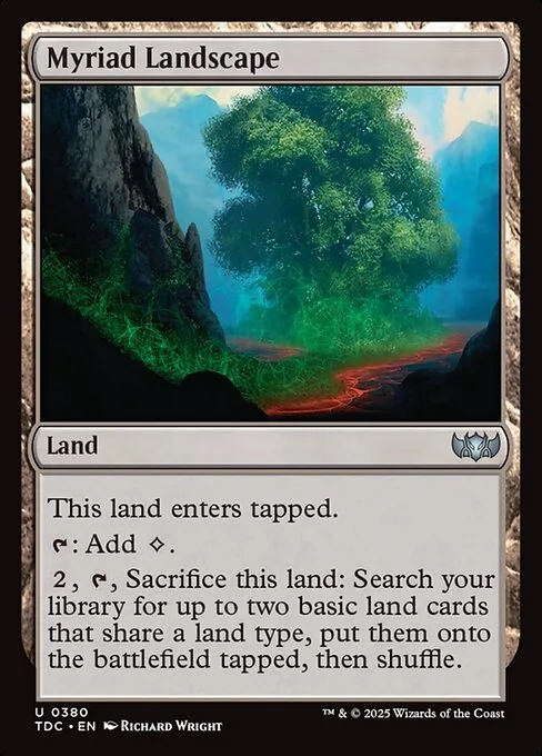 Myriad Landscape · Tarkir: Dragonstorm Commander 380/413