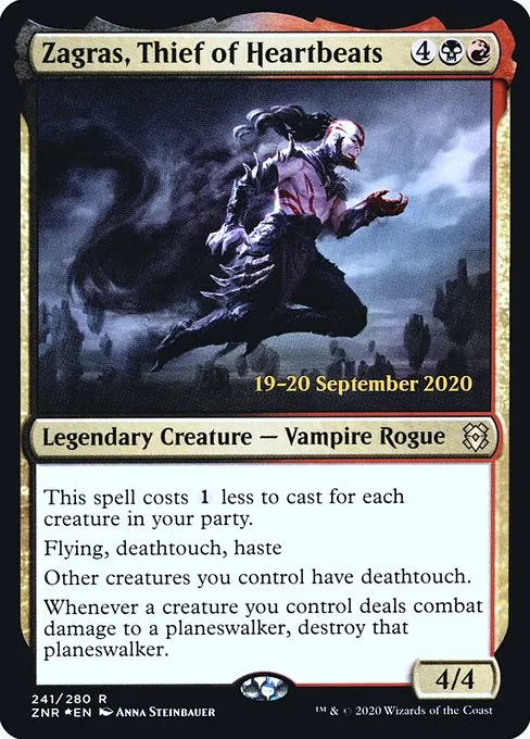 Zagras, Thief of Heartbeats · Zendikar Rising Promos 241s/153