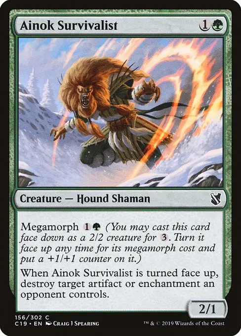 Ainok Survivalist · Commander 2019 156/302