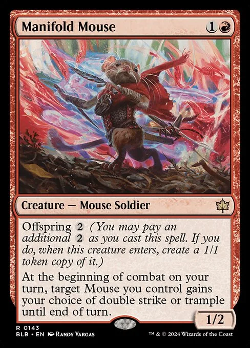 Manifold Mouse · Bloomburrow 143/398