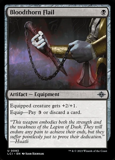Bloodthorn Flail · The Lost Caverns of Ixalan 93/416