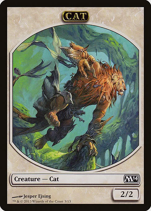 Cat · Magic 2014 Tokens 3/13