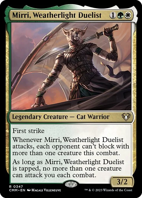 Mirri, Weatherlight Duelist · Commander Masters 347/1067