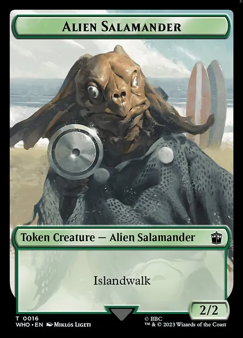 Alien Salamander · Doctor Who Tokens 16/64