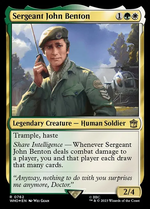 Sergeant John Benton · Doctor Who 762/1178