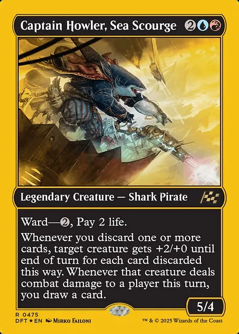 Captain Howler, Sea Scourge · Aetherdrift 475/553