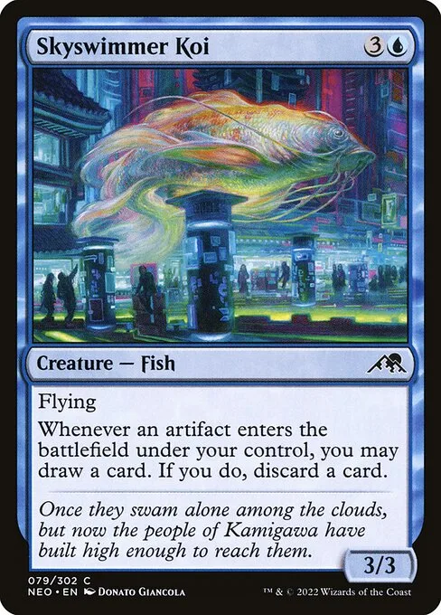 Skyswimmer Koi · Kamigawa: Neon Dynasty 79/531