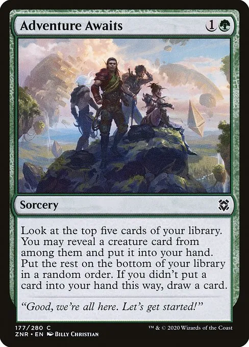 Adventure Awaits · Zendikar Rising 177/407