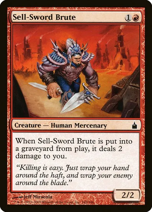 Sell-Sword Brute · Ravnica: City of Guilds 142/306