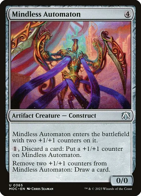 Mindless Automaton · March of the Machine Commander 365/450