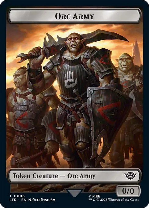 Orc Army · Tales of Middle-earth Tokens 6/25