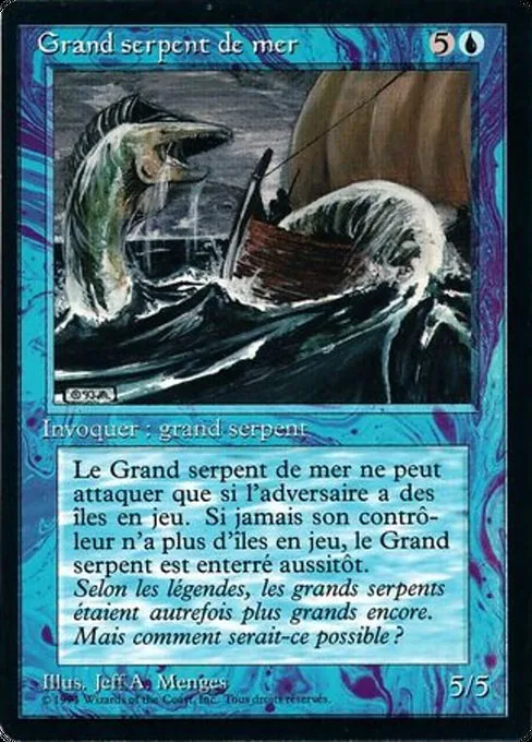 Sea Serpent · Foreign Black Border 78/307