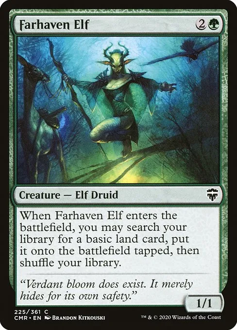 Farhaven Elf · Commander Legends 225/718