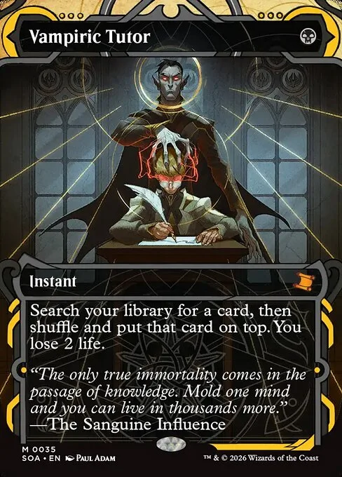Vampiric Tutor · Secrets of Strixhaven Mystical Archive 35/195