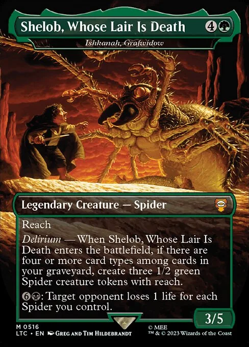 Ishkanah, Grafwidow · Tales of Middle-earth Commander 516/591