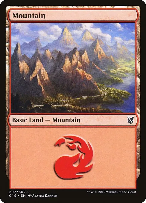 Mountain · Commander 2019 297/302