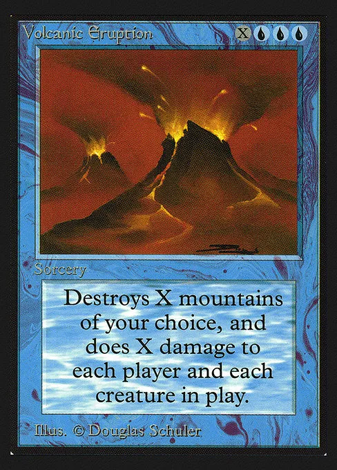 Volcanic Eruption · Intl. Collectors' Edition 89/302