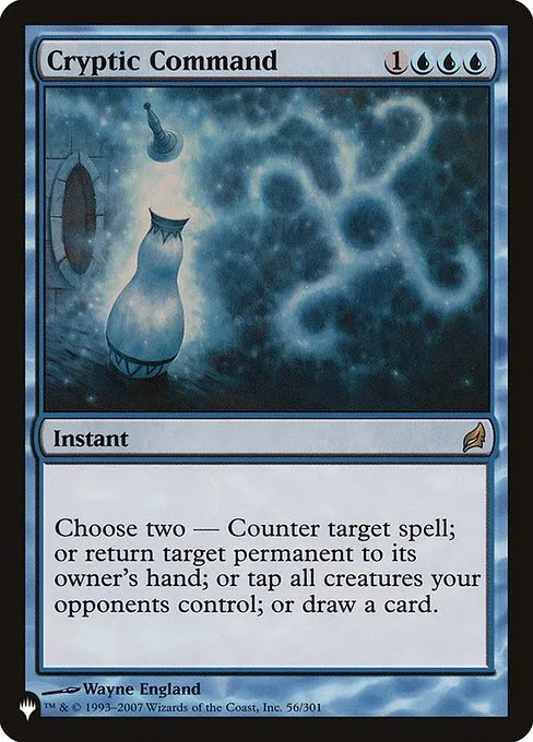 Cryptic Command · The List LRW-56/5050