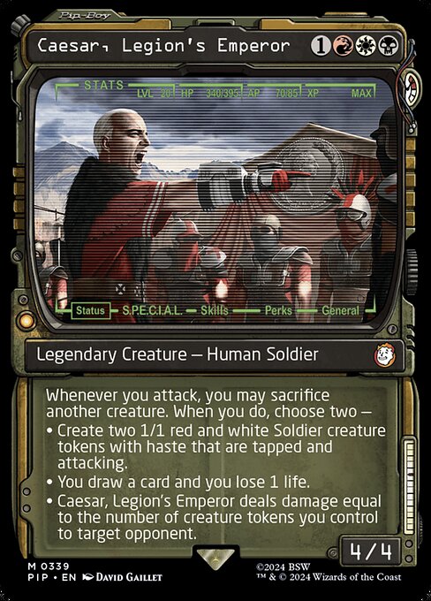 Caesar, Legion's Emperor · Fallout 339/1068