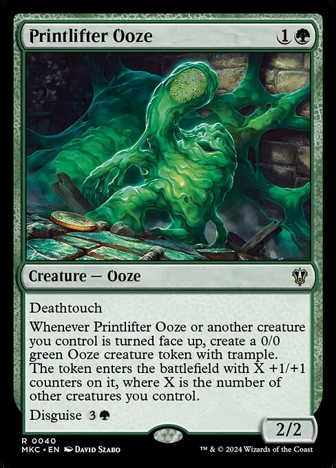 Printlifter Ooze · Murders at Karlov Manor Commander 40/358