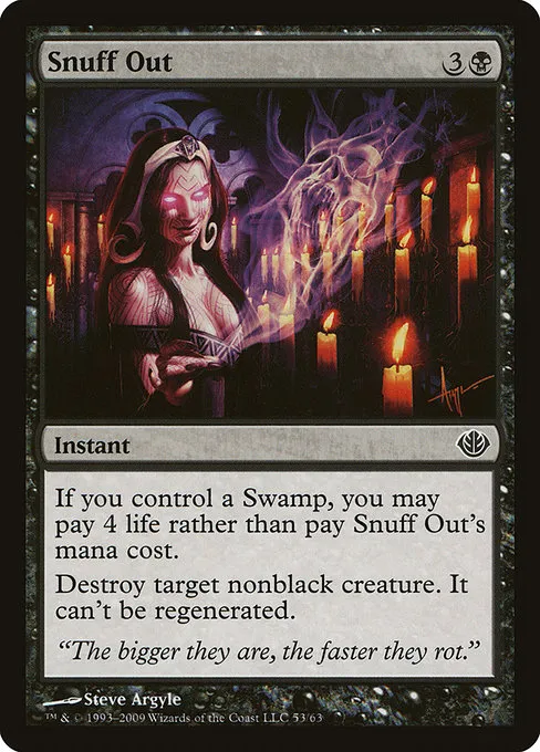 Snuff Out · Duel Decks: Garruk vs. Liliana 53/63