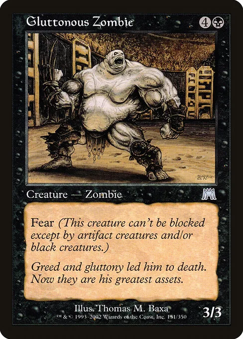 Gluttonous Zombie · Onslaught 151/351