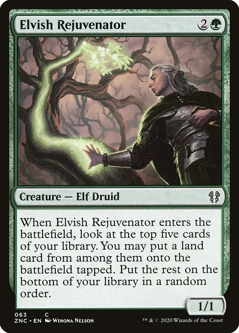 Elvish Rejuvenator · Zendikar Rising Commander 63/142