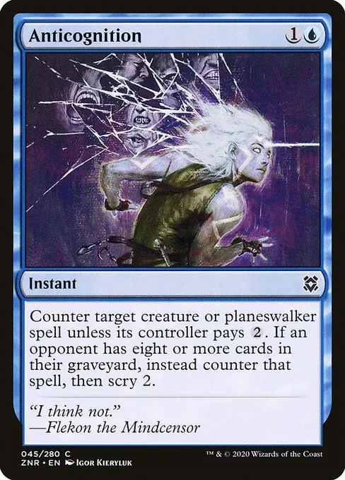 Anticognition · Zendikar Rising 45/407
