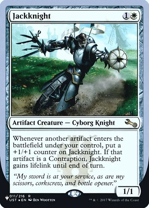 Jackknight · The List (Unfinity Foil Edition) 5/62