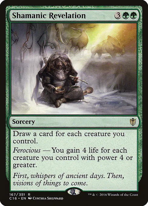 Shamanic Revelation · Commander 2016 167/351