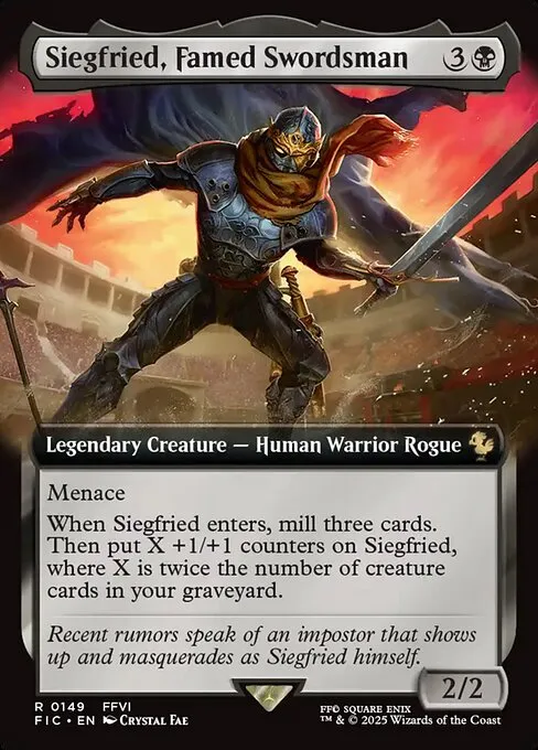 Siegfried, Famed Swordsman · Final Fantasy Commander 149/486