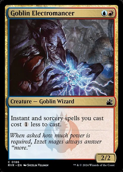 Goblin Electromancer · Ravnica Remastered 186/531