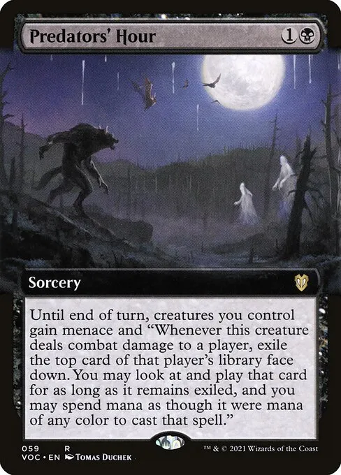 Predators' Hour · Crimson Vow Commander 59/188