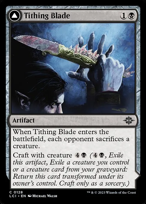 Tithing Blade // Consuming Sepulcher · The Lost Caverns of Ixalan 128/416