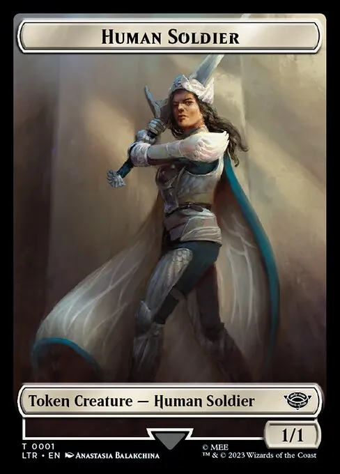 Human Soldier · Tales of Middle-earth Tokens 1/25