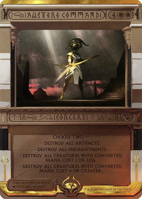 Austere Command · Amonkhet Invocations 1/54