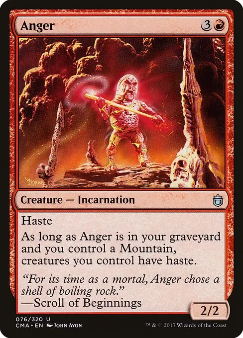 Anger · Commander Anthology 76/320