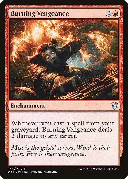 Burning Vengeance · Commander 2019 135/302