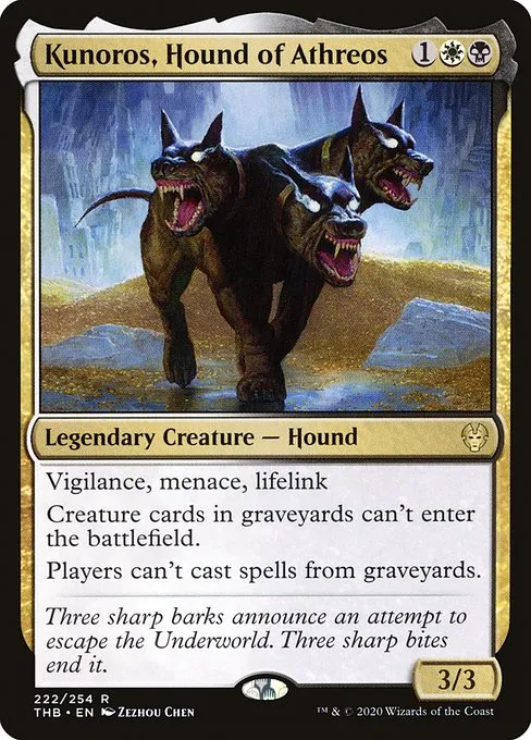 Kunoros, Hound of Athreos · Theros Beyond Death 222/358
