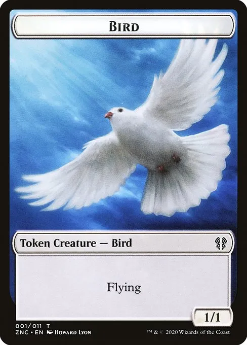 Bird · Zendikar Rising Commander Tokens 1/11