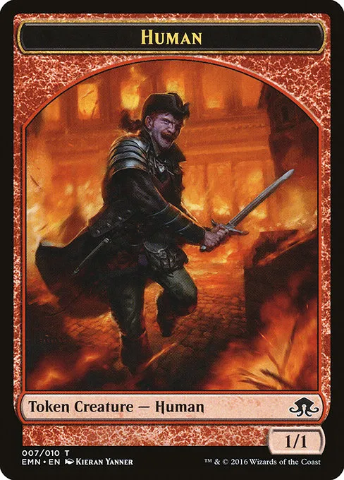 Human · Eldritch Moon Tokens 7/11