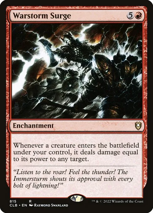 Warstorm Surge · Commander Legends: Battle for Baldur's Gate 815/936
