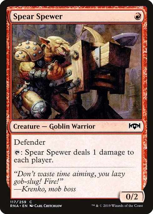 Spear Spewer · Ravnica Allegiance 117/273