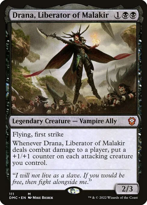Drana, Liberator of Malakir · Dominaria United Commander 111/240