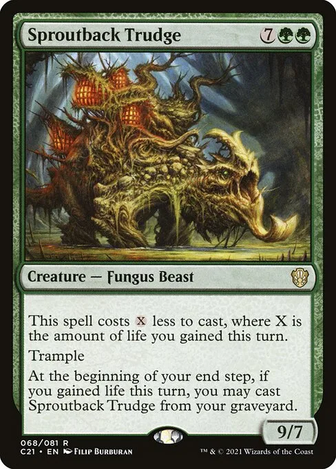 Sproutback Trudge · Commander 2021 68/409