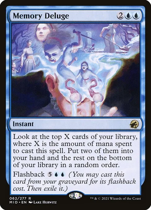 Memory Deluge · Innistrad: Midnight Hunt 62/399