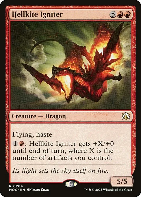 Hellkite Igniter · March of the Machine Commander 284/450
