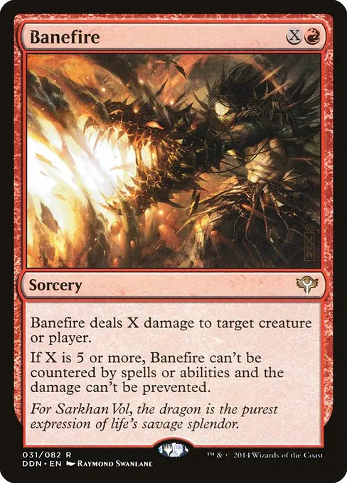 Banefire · Duel Decks: Speed vs. Cunning 31/82