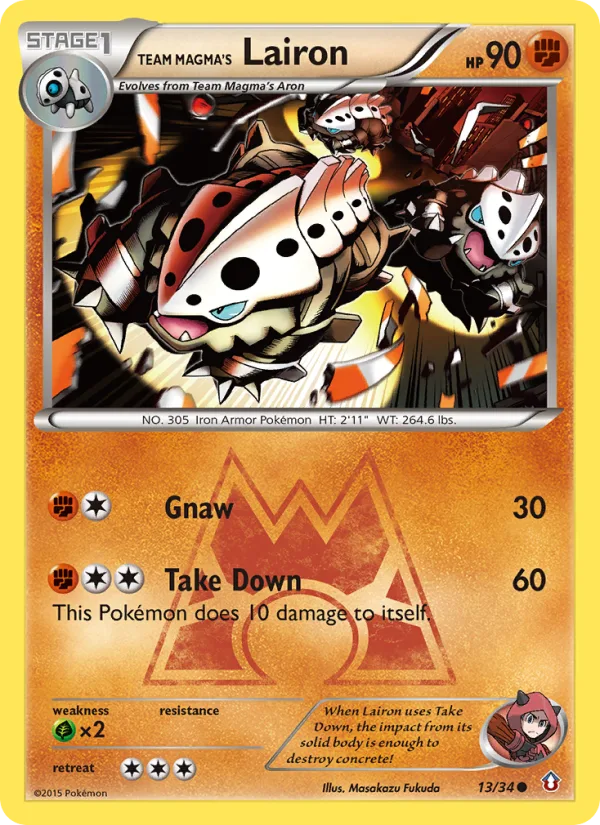 Team Magma's Lairon · Double Crisis 13/34
