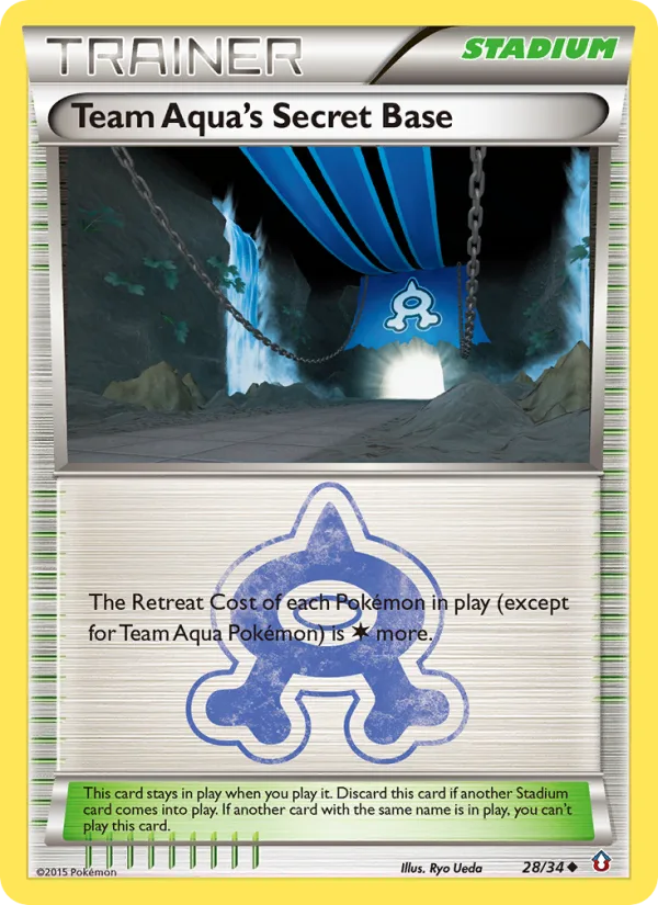 Team Aqua's Secret Base · Double Crisis 28/34